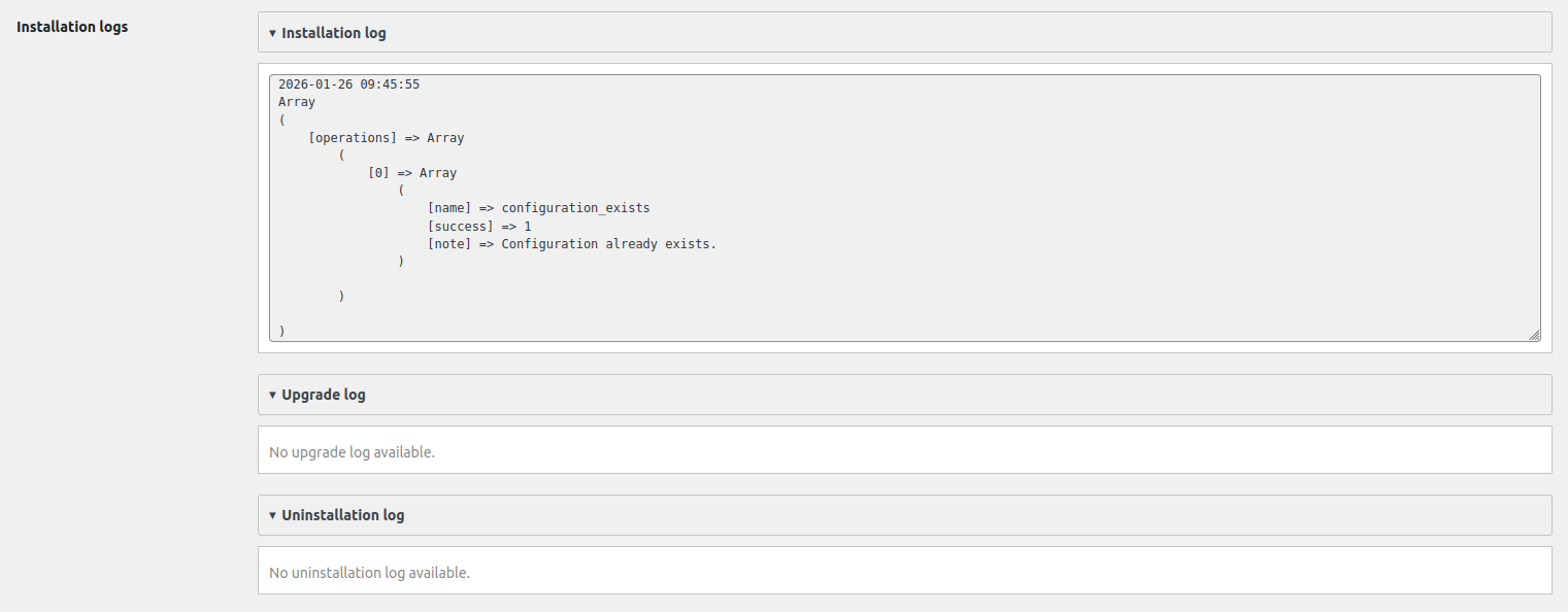 Konfiguracja Configuration